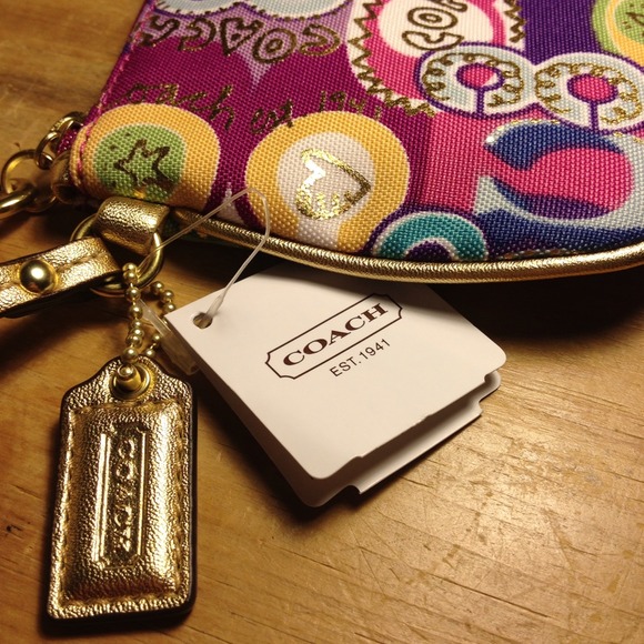 ⛔Sold⛔Coach Multicolor Wrislet - Picture 3 of 4