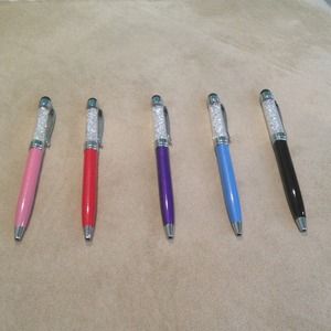 ⛔SOLD⛔Rhinestone crystal stylus / pen