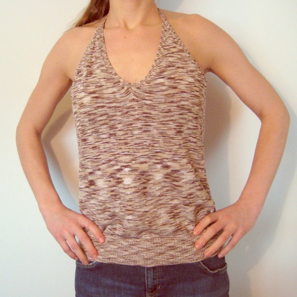 ⭐Sold in bundle⭐ Old Navy Neutral Woven Halter Top