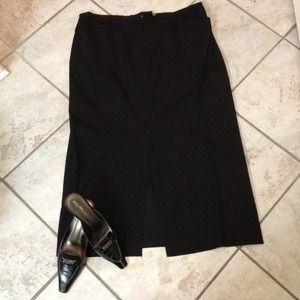 Black pencil skirt