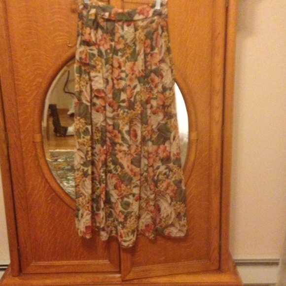 Sheer wrap around skirt