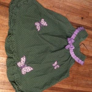 3t jumper.  Green with butterflies. ITEM KK