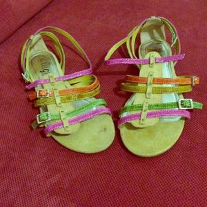 New colorful sandal