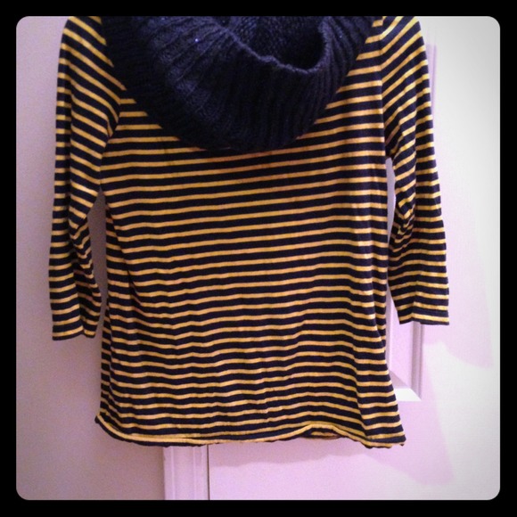 Striped 3/4 sleeve