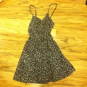 H&M leopard dress