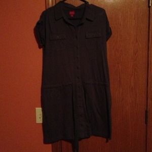 REDUCED!!!!  Button up tshirt dress