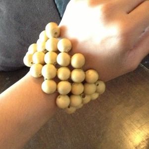 Lime beads bracelet