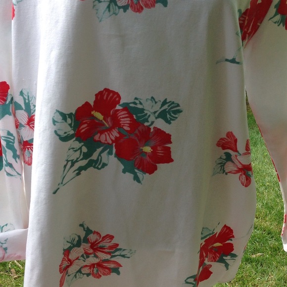 Vintage Upcycled  Floral Tunic Top - Picture 2 of 3