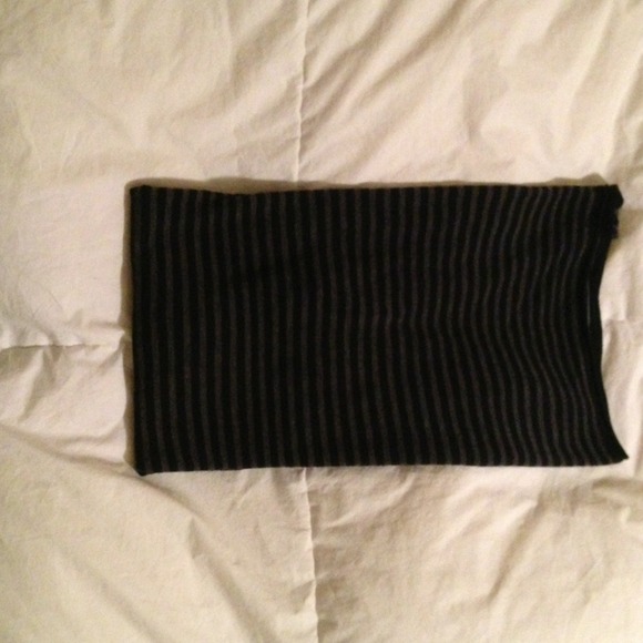 Boat neck wool blend tee