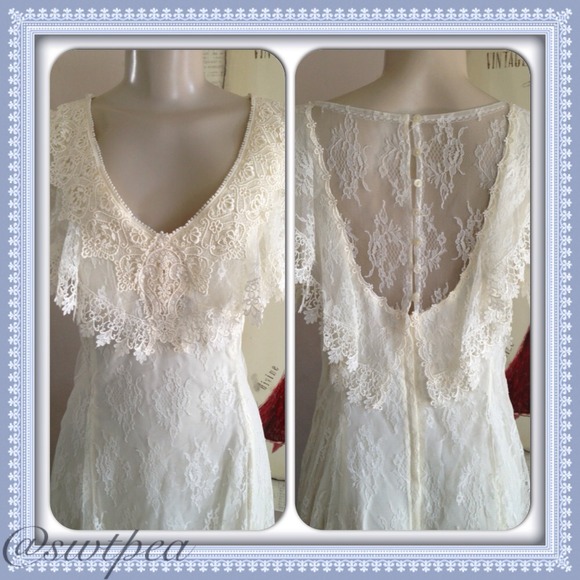 🌹🌹Vintage Lace Wedding Dress🌹🌹 - Picture 2 of 3