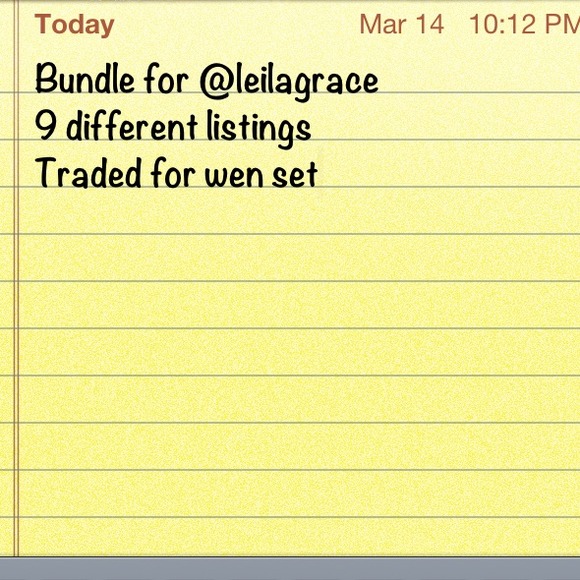 Traded with @leilagrace