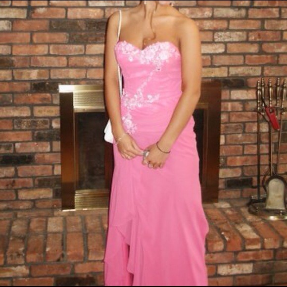 Sparkle Fuchsia Pink Gown