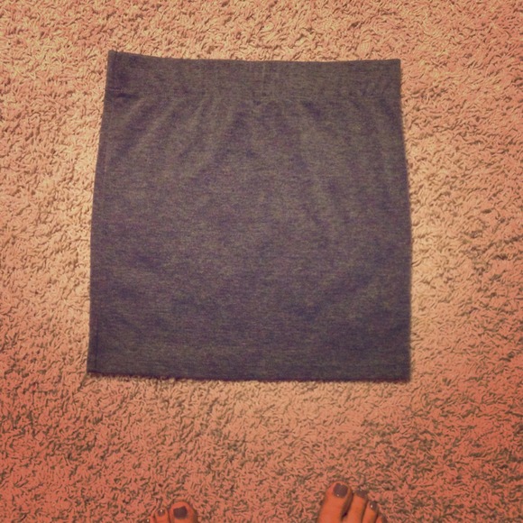 Grey Spandex Skirt💋