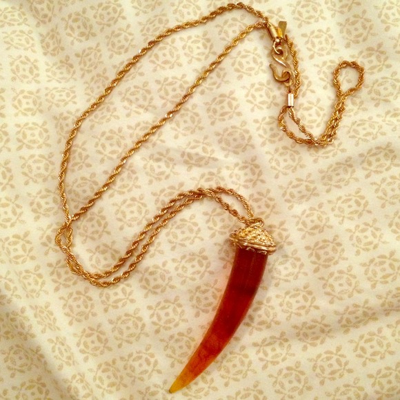 Kenneth Jay Lane Jewelry - Authentic Kenneth Jay Lane horn necklace