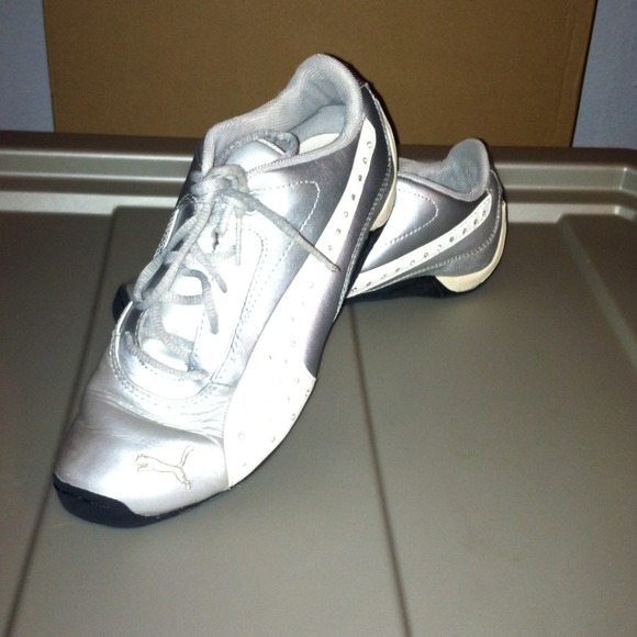 Kids Silver Puma's