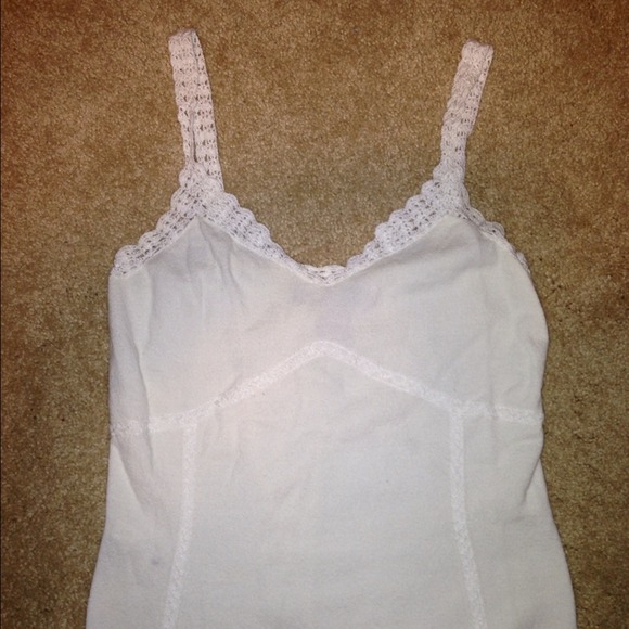 White tank top.
