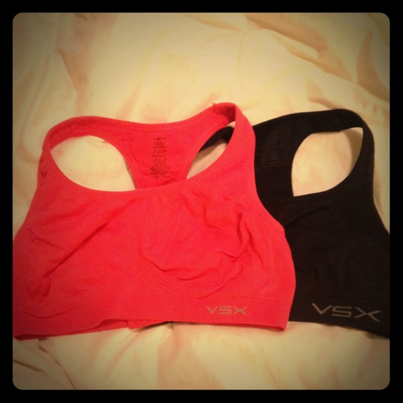 Two victoria secrete sports bras