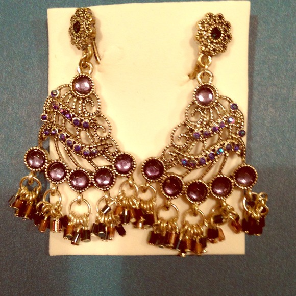 Dressy earrings.