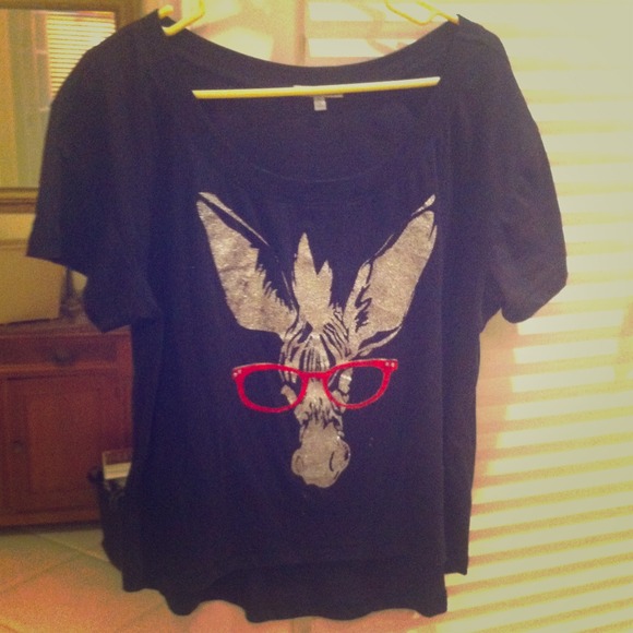 🔴Bundled🔴Sparkley silver zebra with red glasses