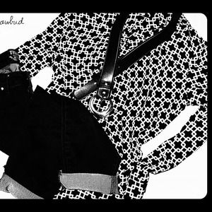 Black and white vintage shirt.