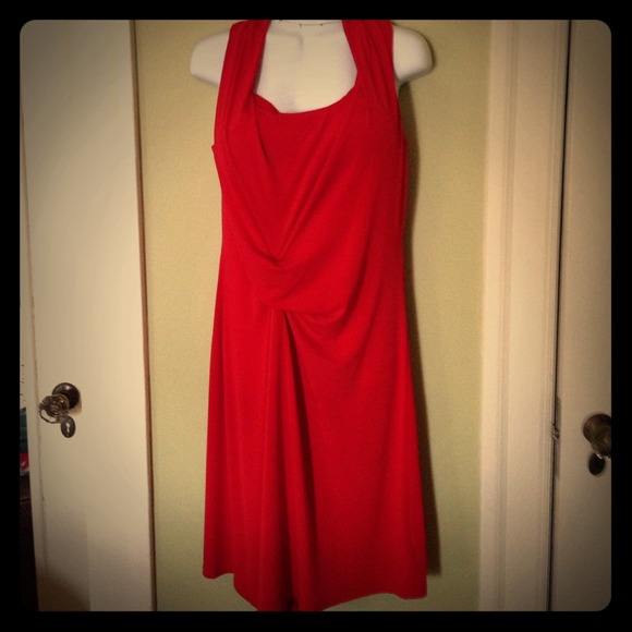 Michael Kors ⬇reduced⬇- Red cowl neck dress