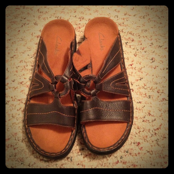 Open toe Clarks sandals