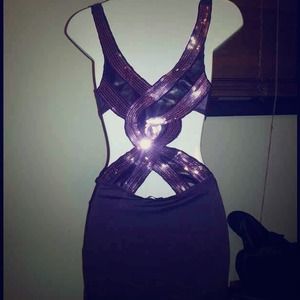 Purple cut out number