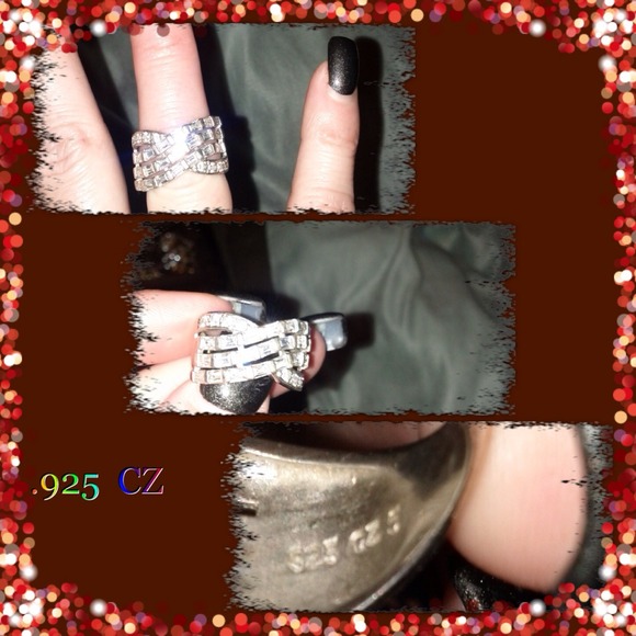 Cz Ring Sz 5 .925