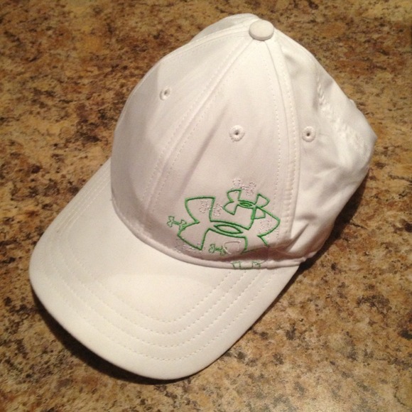 Women's under armour hat and Nike shoes