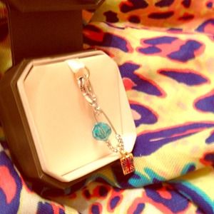 Juicy Couture Safety Pin with flag