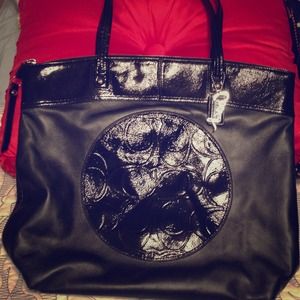 All Leather large Coach Handbag