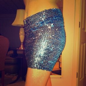 Sequin pencil skirts!