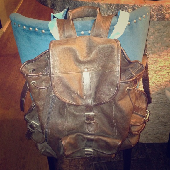 RESERVED FOR K - Vintage Leather Backpack