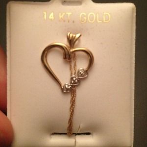 14Kt. Gold and white gold Necklace