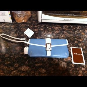 SOLD! Authentic Coach wristlet never used