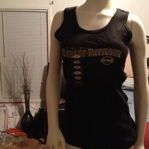 Black Harley tank!