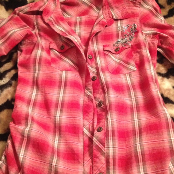 Plaid button up