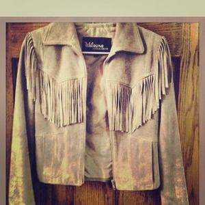 Wilson's leather vintage swede jacket