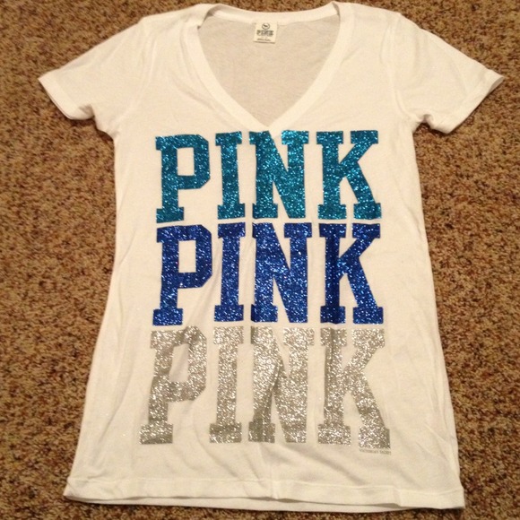 Brand new PINK glitter shirt!