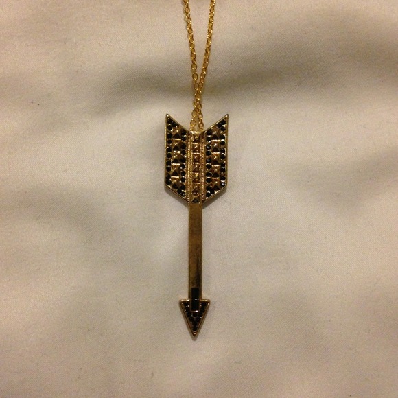 House of Harlow 1960 Jewelry Arrow Drop Necklace