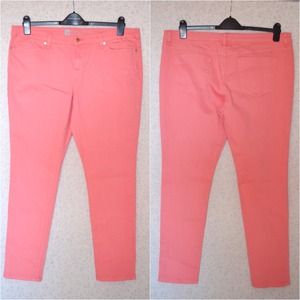 MOSSIMO CORAL SKINNY JEANS