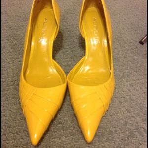 Yellow heels