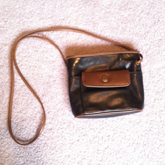 Black and Brown Purse, Like New Condition - Picture 1 of 3
