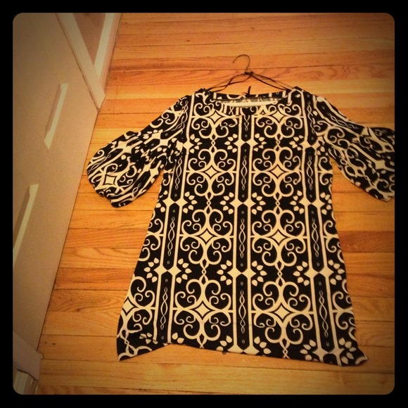 Retro Tunic / mini dress size small