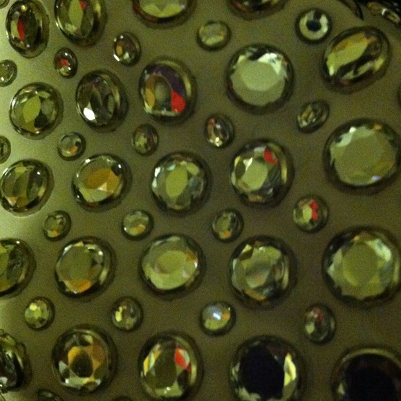 White silver crystal embellished purse - Picture 3 of 4