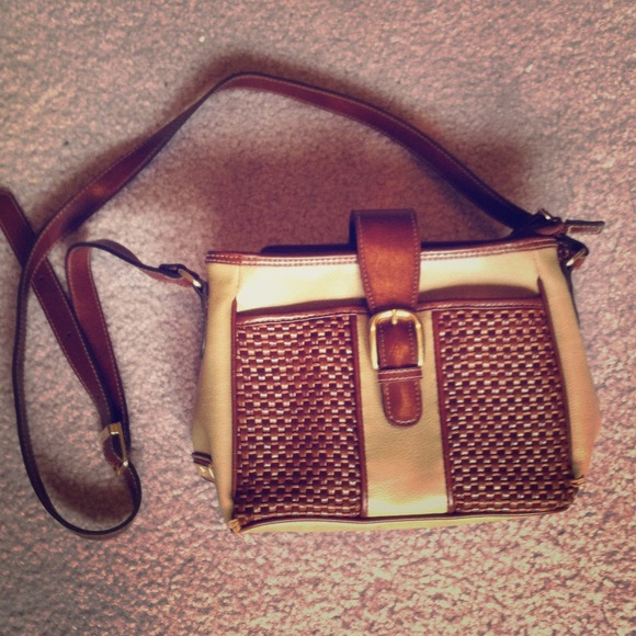 Tan and Brown Purse, Lightly Used