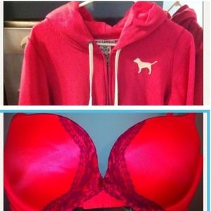 Bundle! Victoria secret bra and hoodie! Reserved!