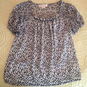 XS Michael Kors Leopard Shirt