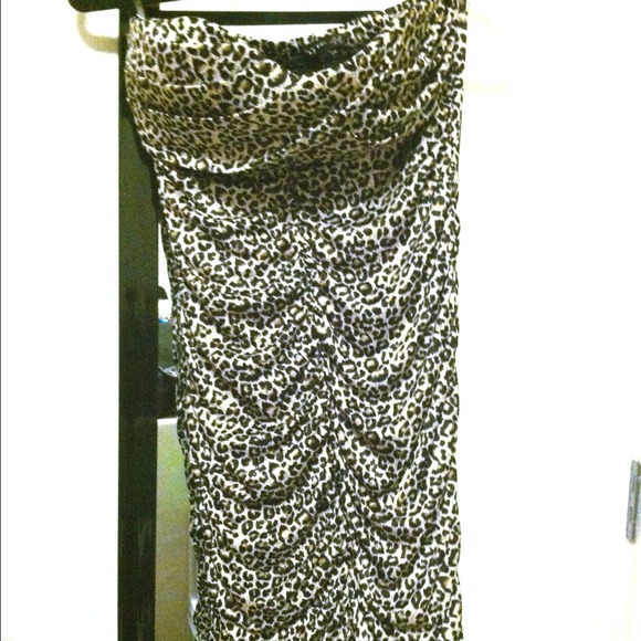 Leopard print dress