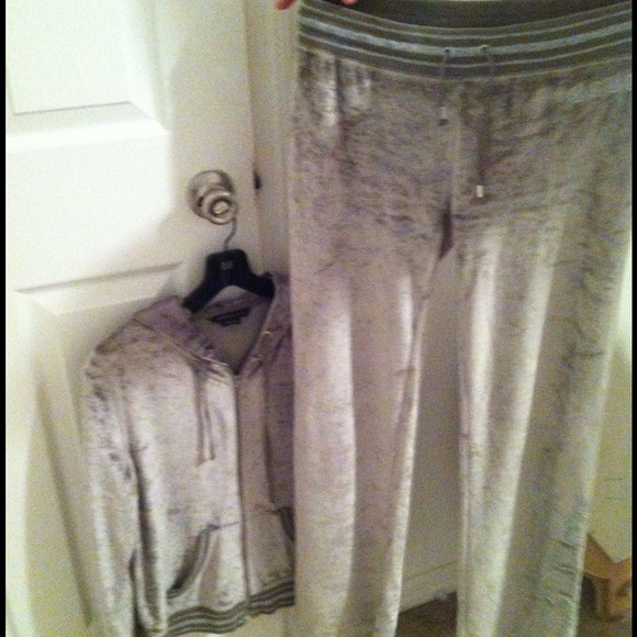 BCBG sweat suit.